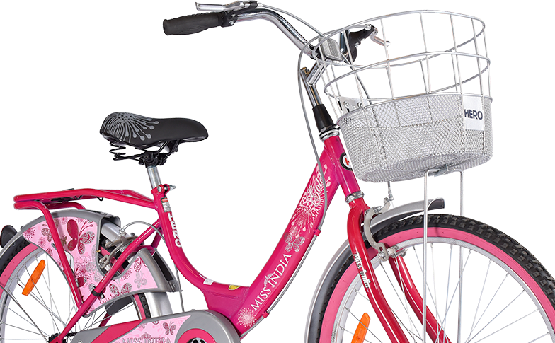 Buy Hero Cycles Miss India Gold 24T Pink Women Cycle Hero Cycles